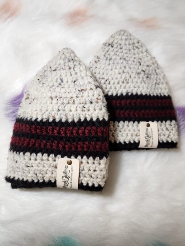 Handmade Crochet Beanie - Image 3