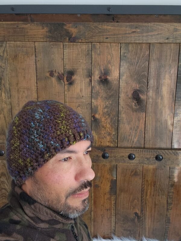 Sky Brown Beanie - Image 3