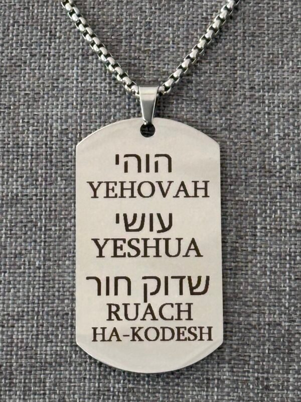 Stainless Steel  Military dog Tag Necklace Pendant - Image 4